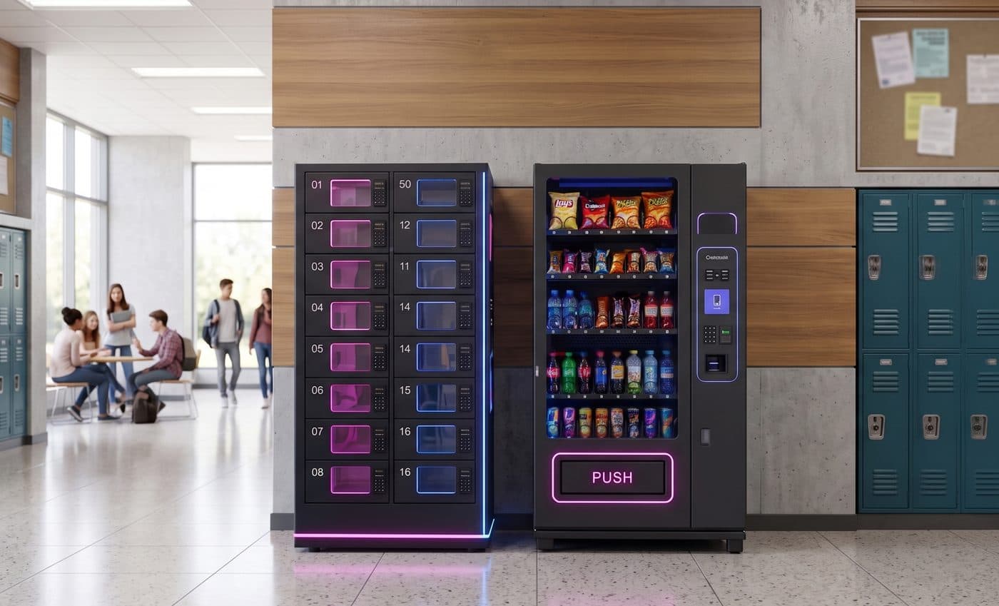 ChargeZzz machines at Schools