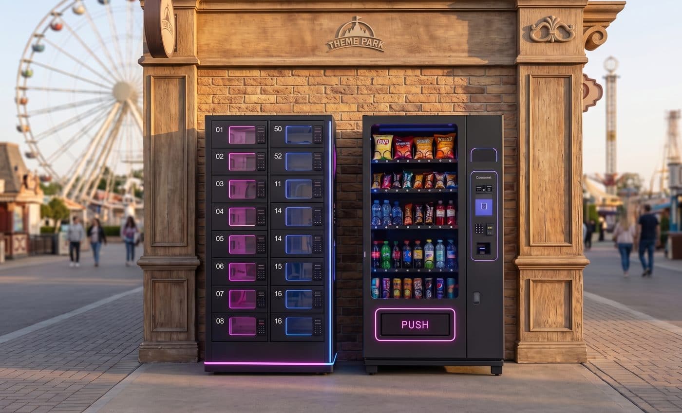 ChargeZzz machines at Theme parks